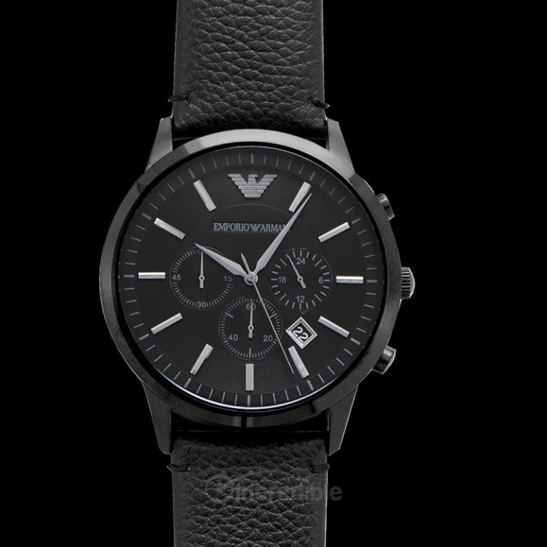 NEW Emporio Armani Sport Chronograph Black Dial Men s Watch AR2461