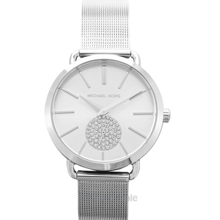 NEW Michael Kors Portia Quartz Silver Dial Ladies Watch MK3843