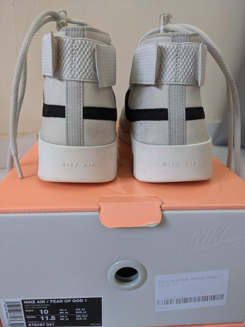 Authentic Nike Air Fear of God Raid Light bone Men s Fashion
