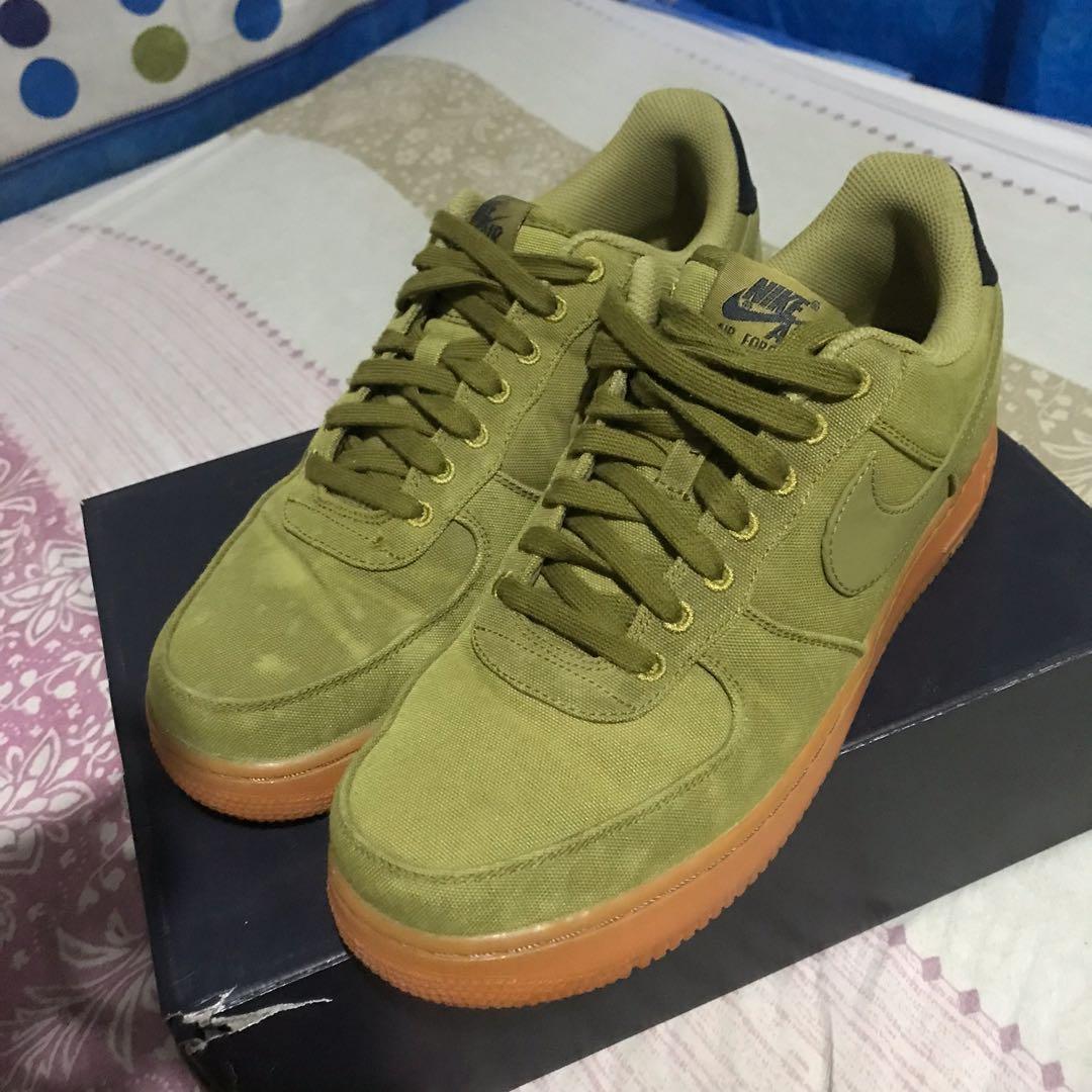 Nike Air force 1 low '07 Camper green gum”, Men's Fashion, Footwear,  Sneakers on Carousell