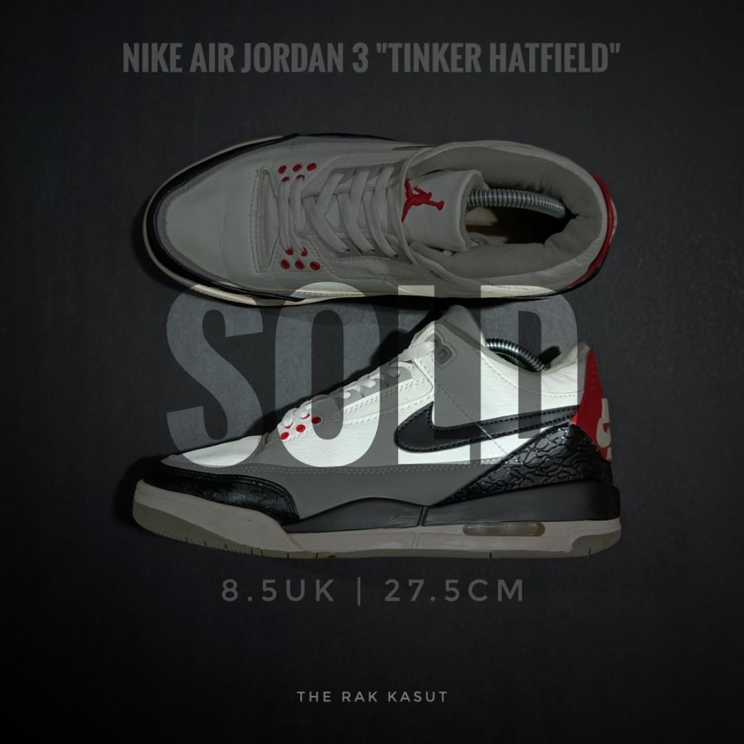 Nike Air Jordan 3 Retro Tinker Hatfield Men S Fashion Footwear Sneakers On Carousell