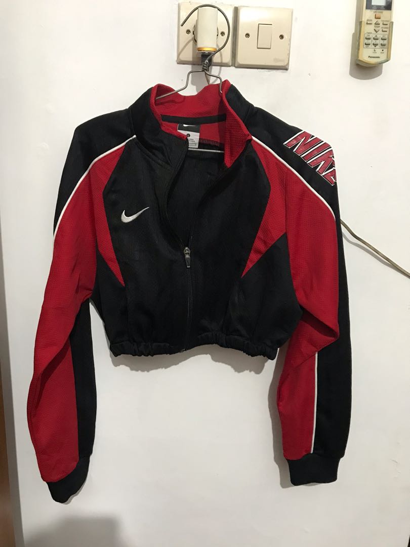 Nike crop jacket clearance