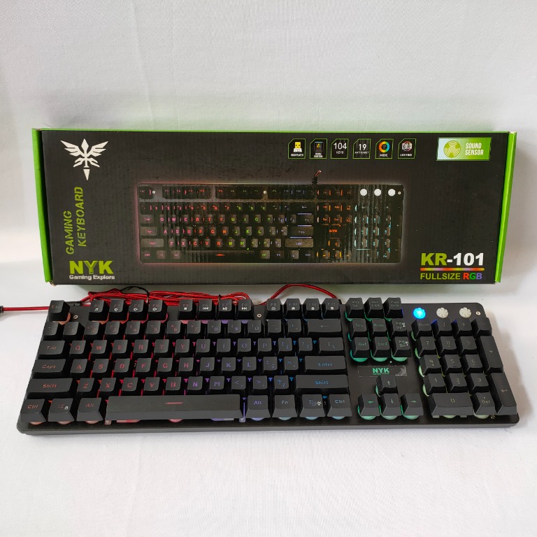 NYK Gaming Explore Keyboard Gaming KR101, Elektronik, Bagian Komputer
