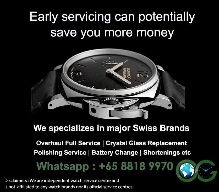 Panerai Watch Repair Service Polishing Service Overhaul Full