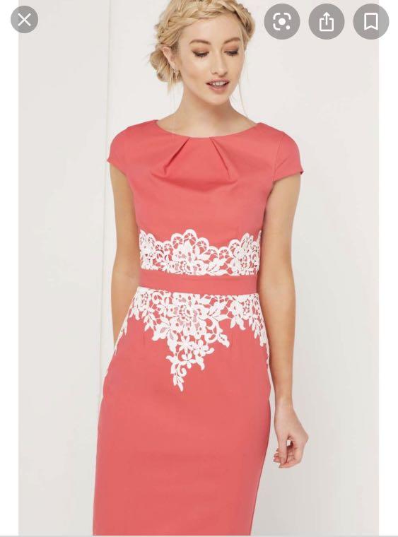 Paper dolls coral dress outlet