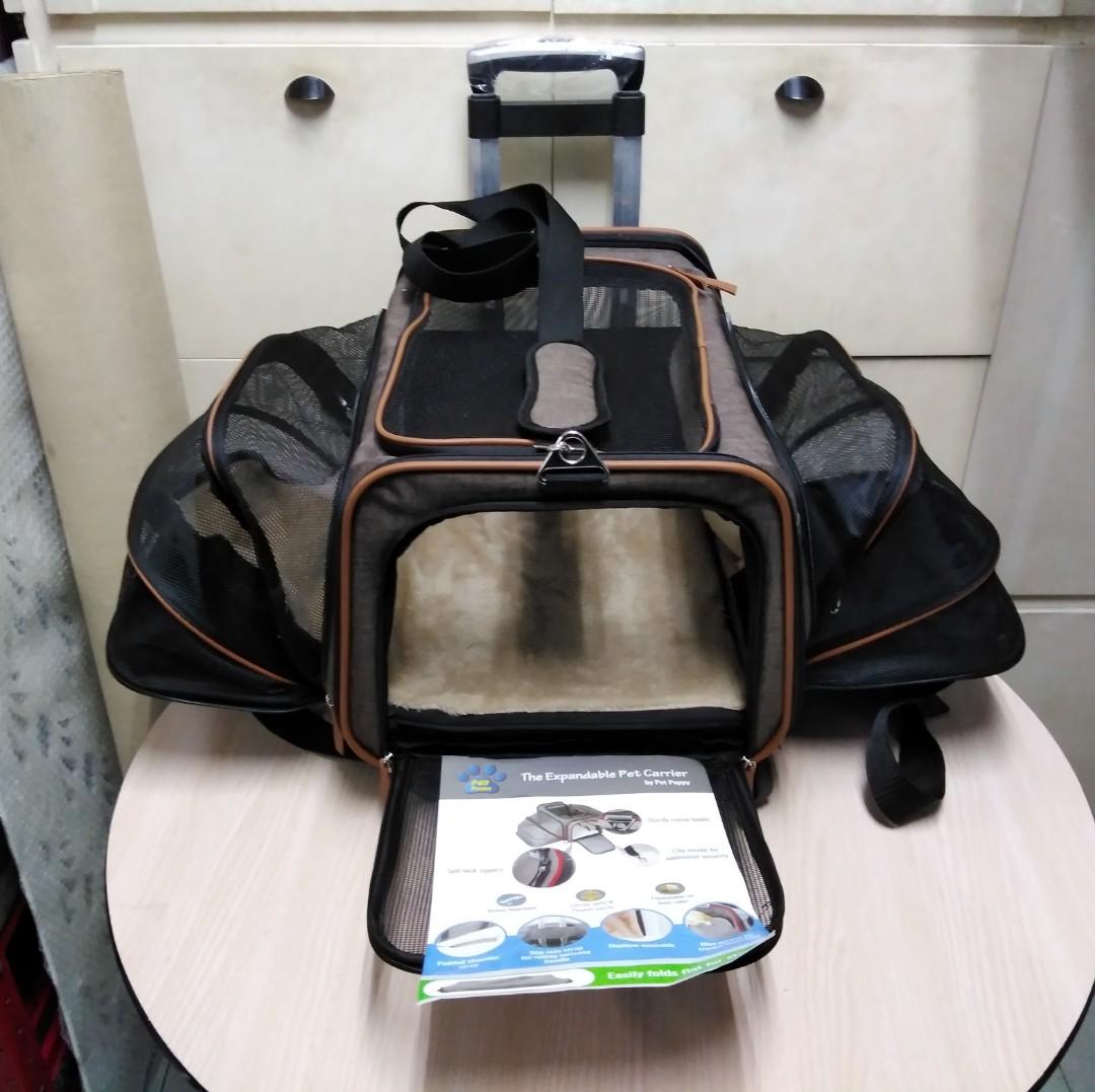 Pet peppy premium expandable pet carrier clearance