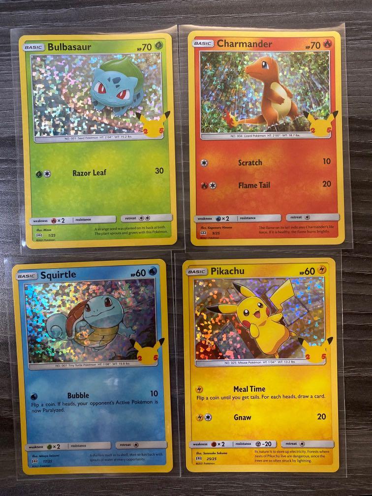 Pokemon TCG Mcdonald's 25th Anniversary Holo Cards, 興趣及遊戲