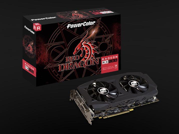 Power Color製AMD RX580 8G　中古 Power Color製AMD RX580 8G 中古