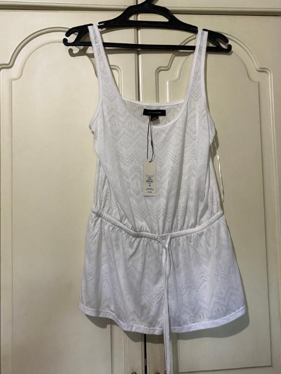 Primark white romper swim cover-up (Category: Rompers) located in Quezon City. Submitted by applepie.11 (Listing ID 1073966711, Image 3). Description: Brand new, with tag Size: M See-through material, with adjustable ribbon at the waist Price is negotiable :) Shipping c/o buyer (Metro Manila: 50-79, Provincial: 150) Payment options: GCash, BPI Rfs: decluttering .