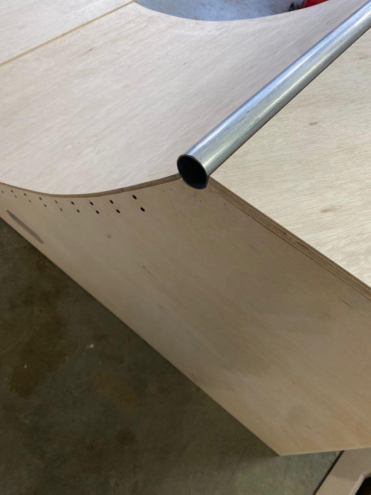 Quarter pipe / Spine / Mini Ramp, Sports Equipment, Exercise & Fitness ...