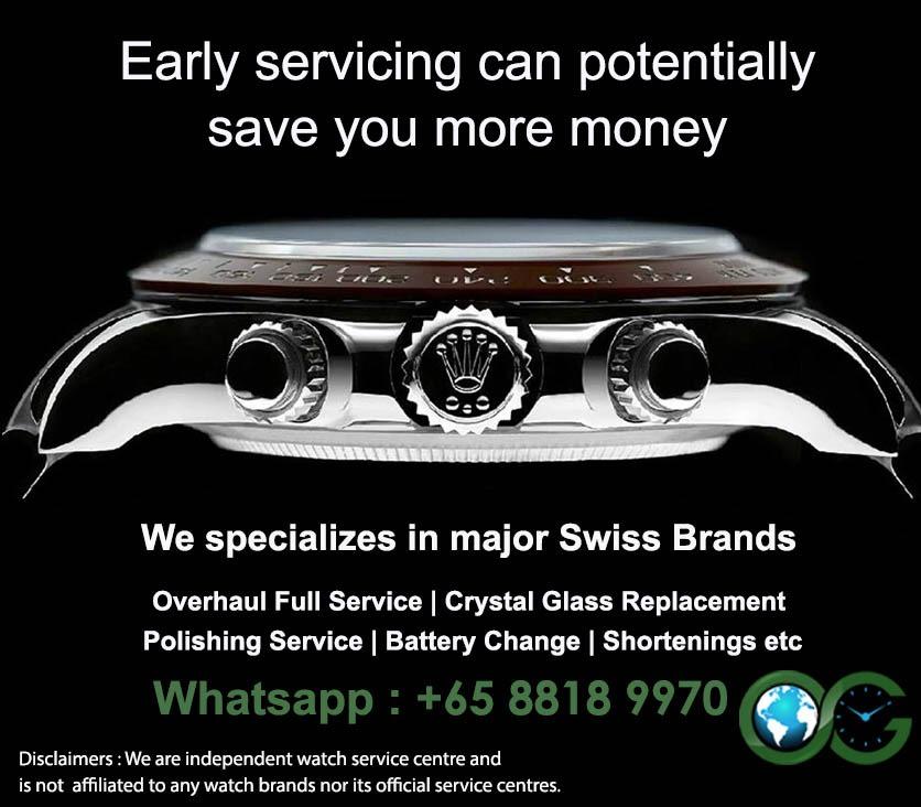 Rolex glass replacement top