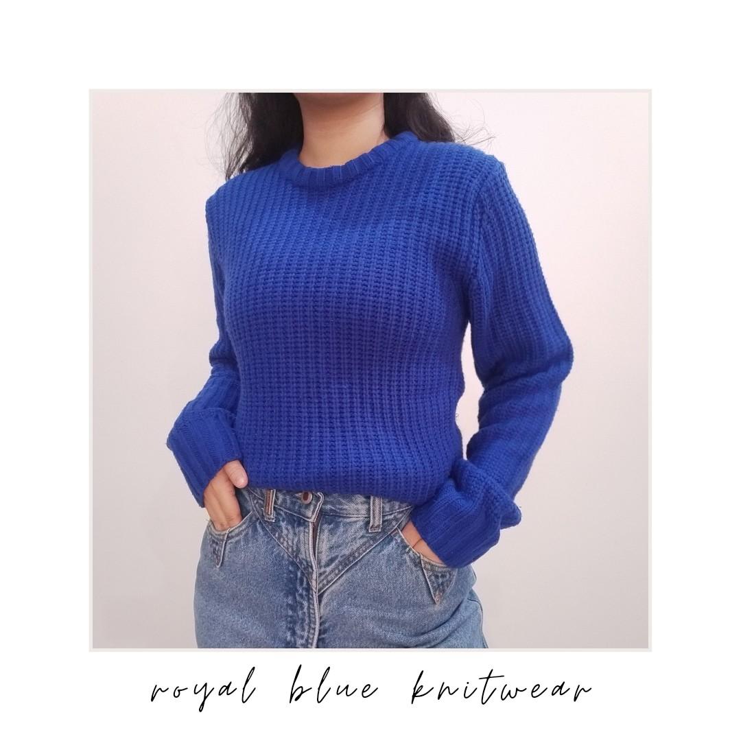 Royal Blue Knitwear