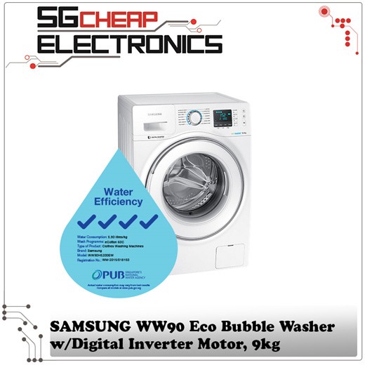 Samsung front load washing machine, TV & Home Appliances, Washing