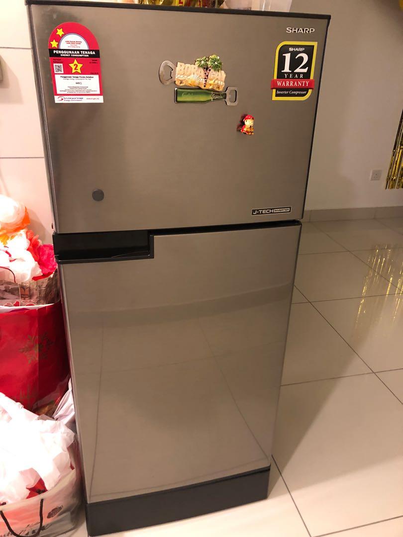 sharp fridge sj189ms