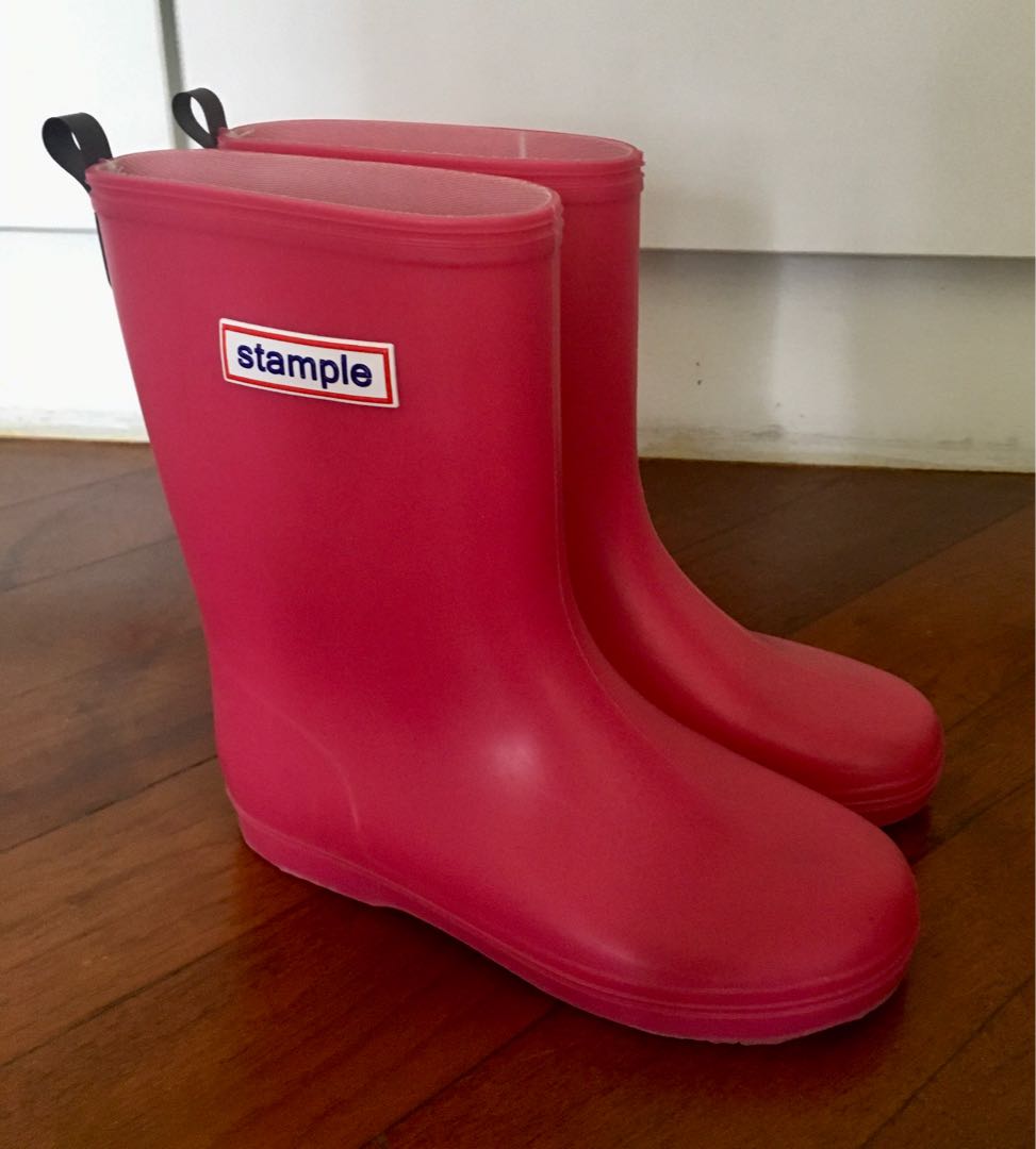 STAMPLE rain boots Babies Kids Babies Kids Fashion on Carousell