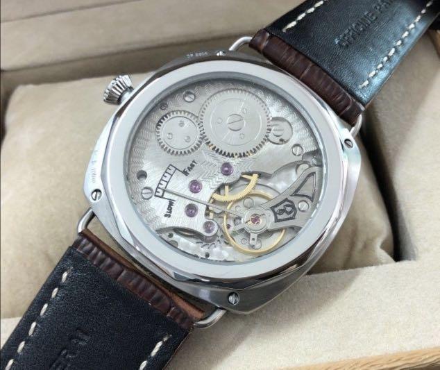 Sterile Dial 47mm Vintage Mechanical Hand Wind Watch, Men's Fashion ...