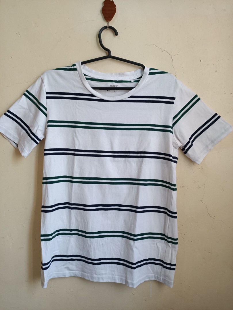Stripe shirt(EET Culture), Men's Fashion, Tops & Sets, Tshirts & Polo ...