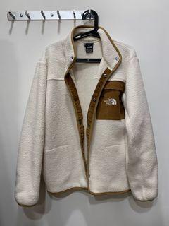 The north face  米白羊羔绒 外套 北臉 毛毛外套