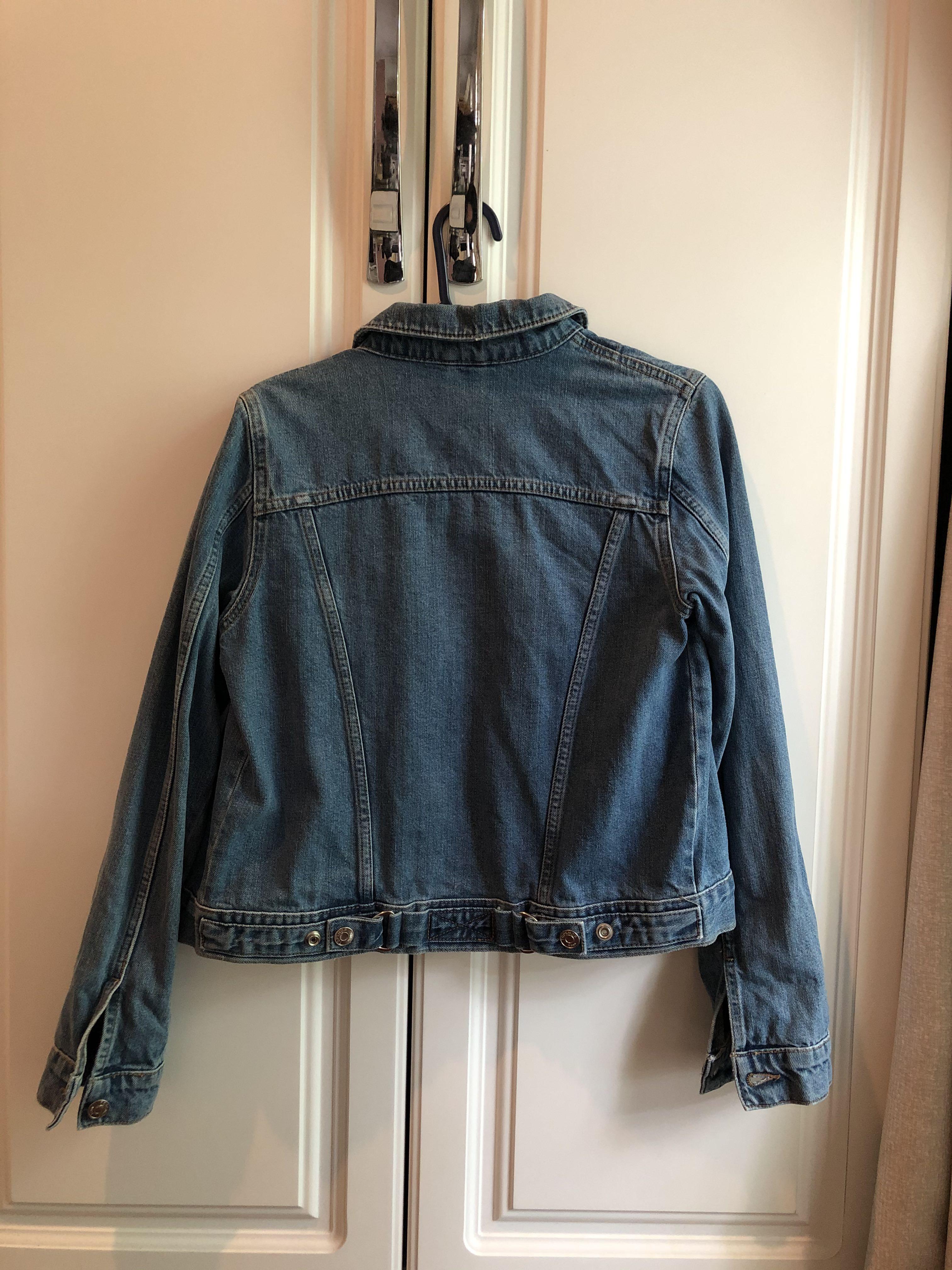 Topshop Denim Jacket, Fesyen Wanita 