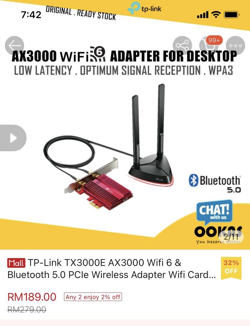 Tp Link Tx3000e Ax3000 Wifi6 Electronics Computer Parts Accessories On Carousell Tp Link Tx3000e Ax3000 Wifi6 Electronics Computer Parts Accessories On Carousell