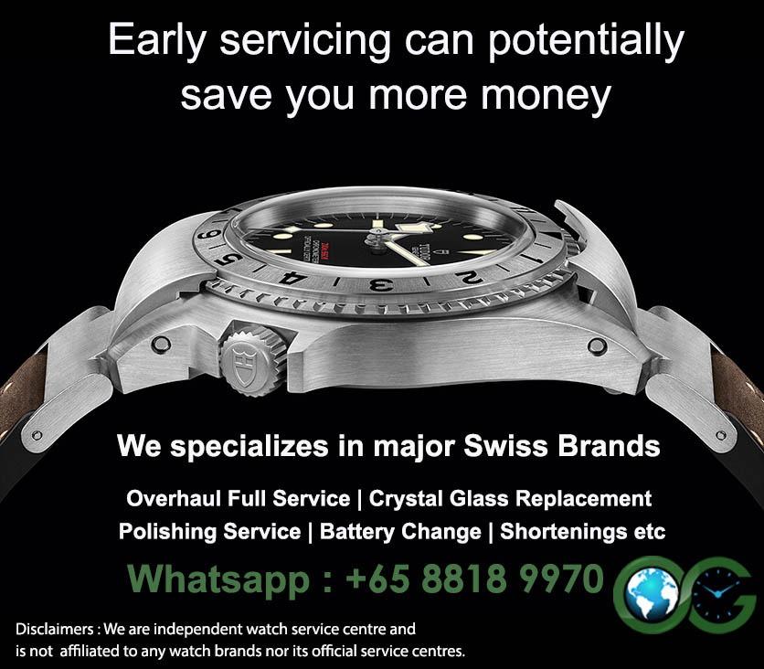 Tudor watch servicing top