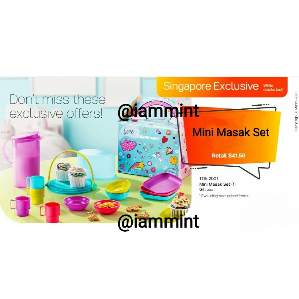 Tupperware mini tea party set clearance