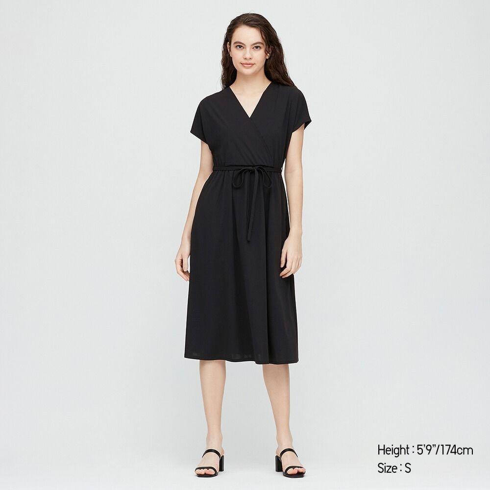 Uniqlo wrap dress clearance