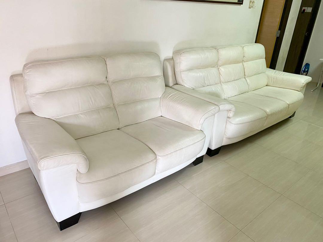 Used White Couch