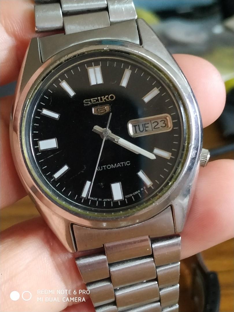 Vintage Seiko 5 automatic watch, Men's Fashion, Watches & Accessories,  Watches on Carousell