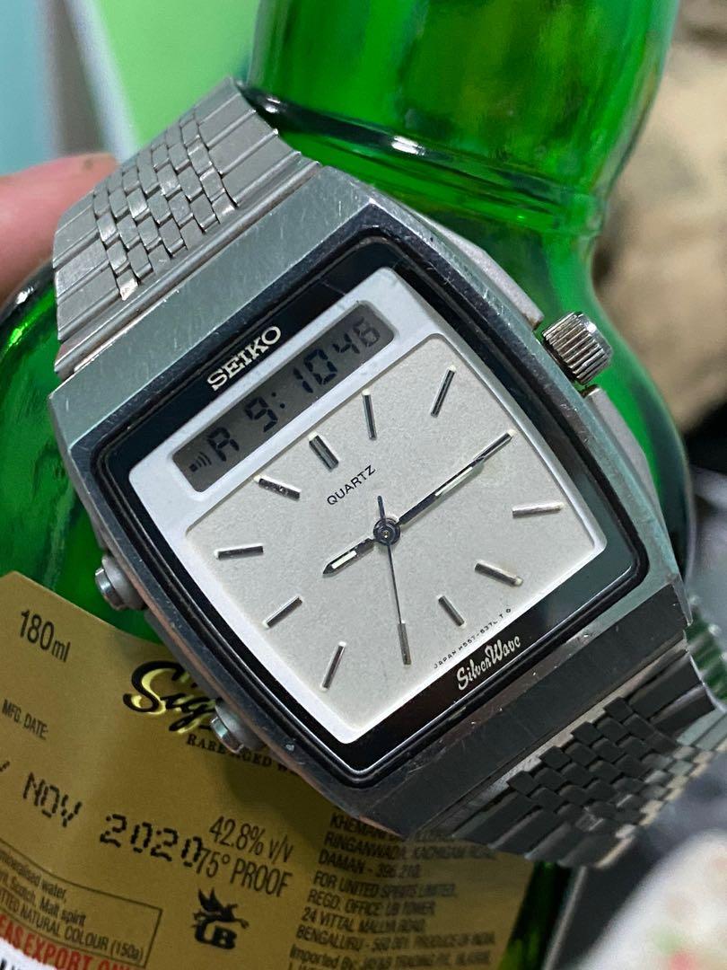 Vintage Seiko Silverwave H557 Ana-digi, Mobile Phones & Gadgets, Wearables  & Smart Watches on Carousell