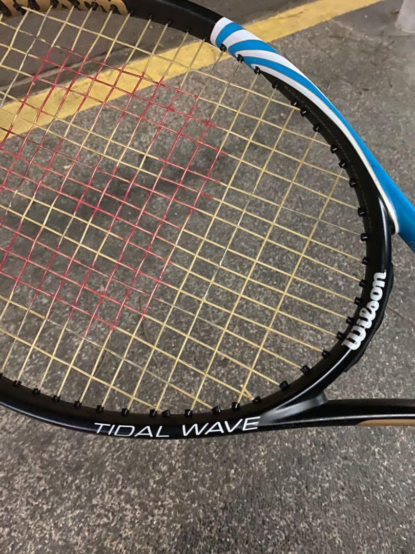 WILSON TIDAL WAVE RACKET, Sports Equipment, Sports & Games, Racket ...
