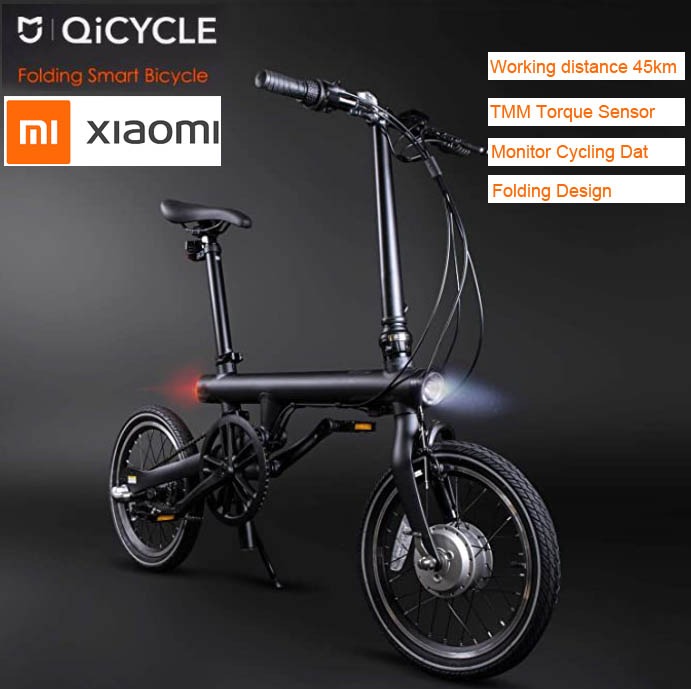 Electric Bike Xiaomi MiJia QiCycle Folding -  Online shopping EU