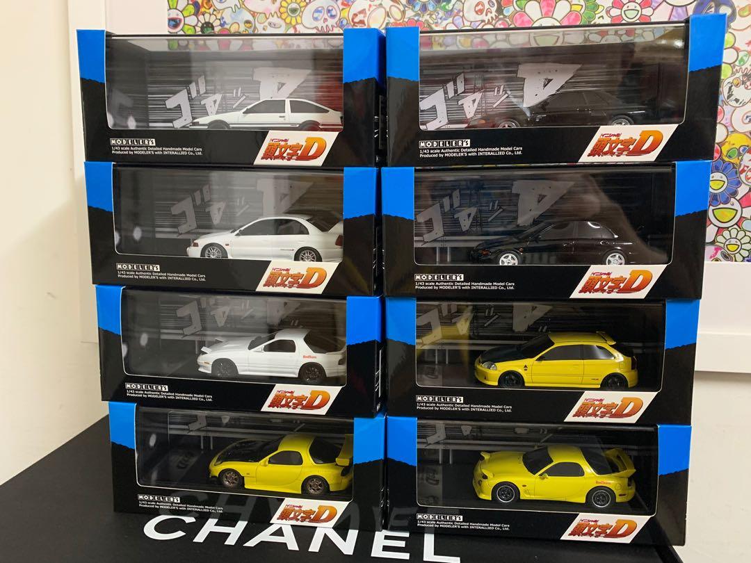 全新8架Modeler's 1/43 頭文字D Initial D AE86 FC3S RX-7 FD3S RX-7 