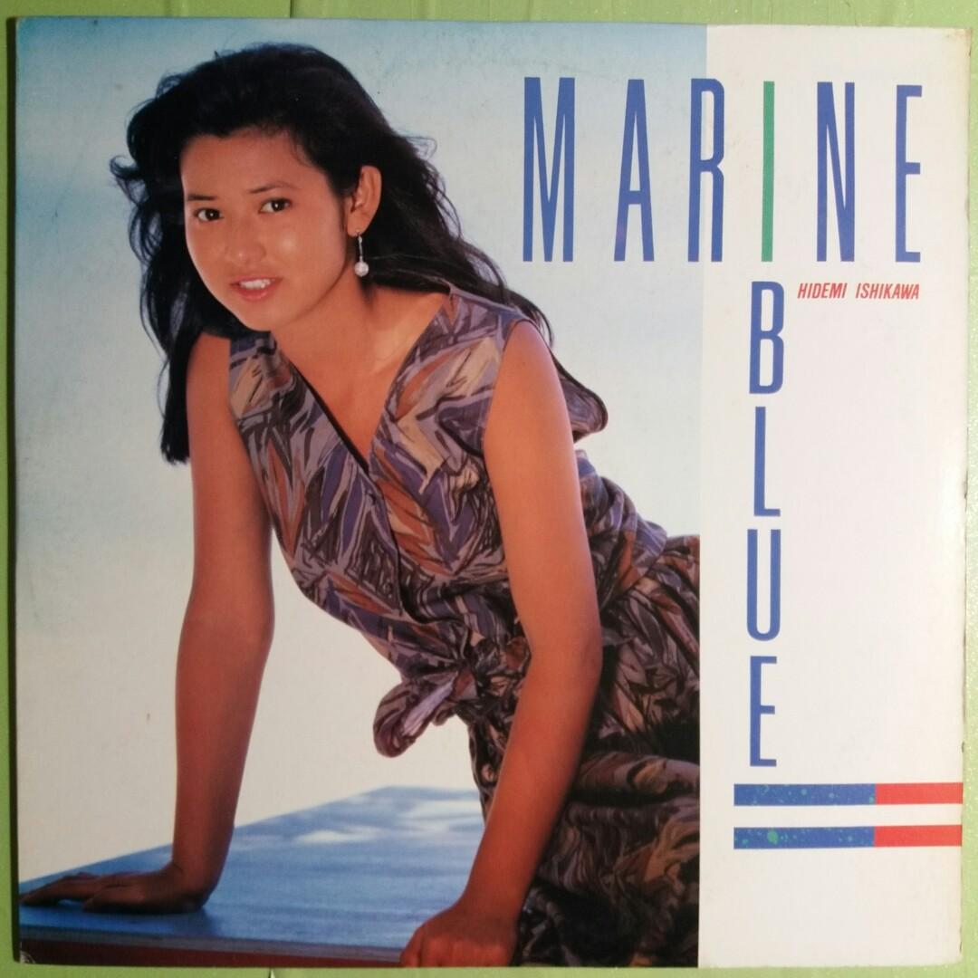 舊版 Electronic Funk Soul Pop 黑膠唱片 Hidemi Ishikawa 石川秀美 Marine Blue 1985 音樂樂器 配件 Cd S Dvd S Other Media Carousell