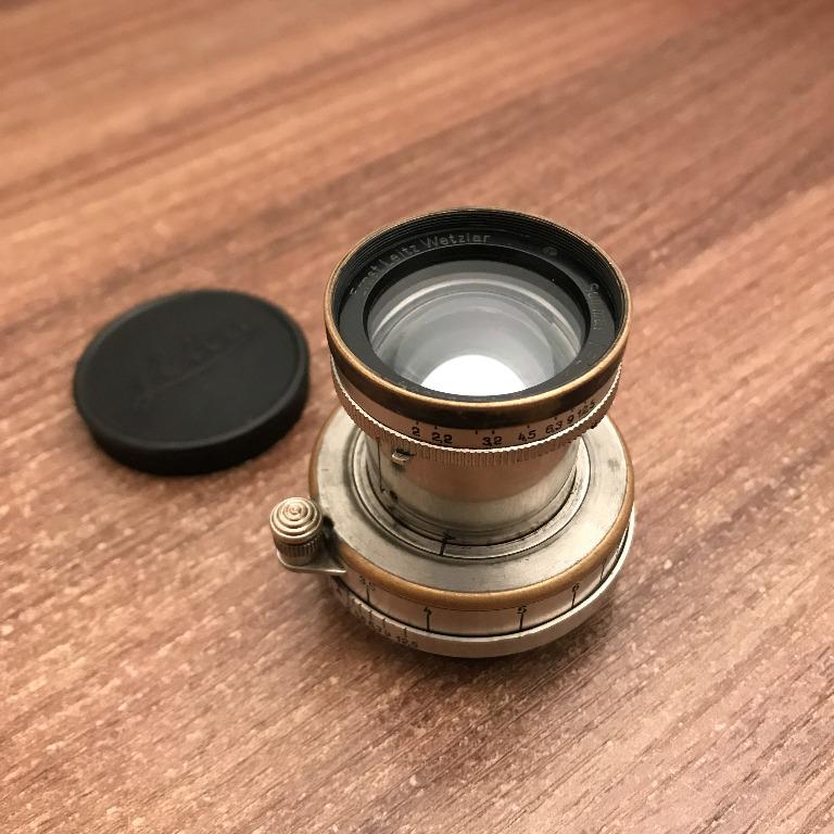 極罕有Leica Summar 5cm f2 Black Rim Nickel（50mm f2 ) (Uncoated