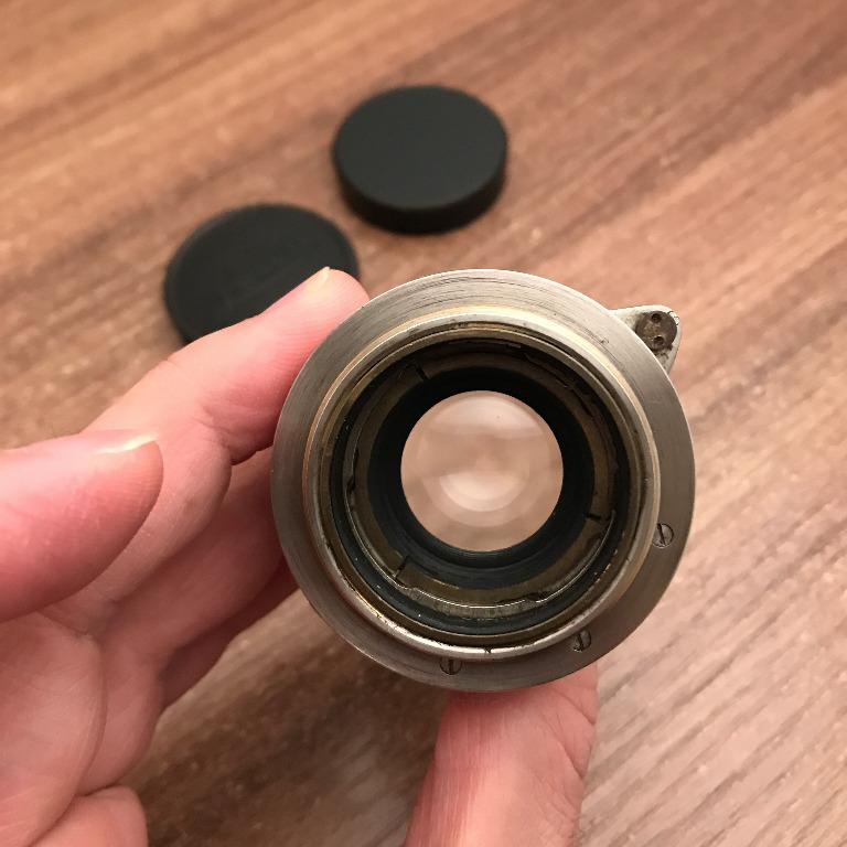 極罕有Leica Summar 5cm f2 Black Rim Nickel（50mm f2 ) (Uncoated 