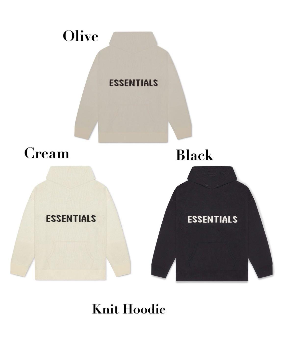 essentials hoodie xxl