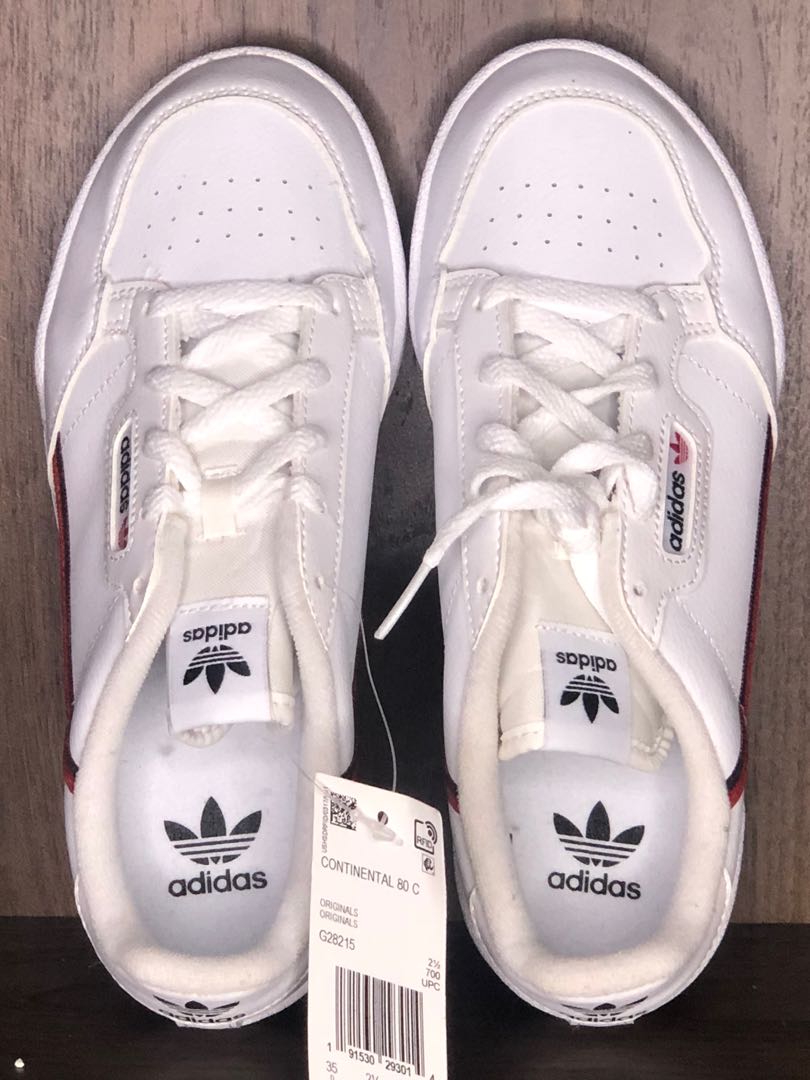 adidas continental 80 size 3