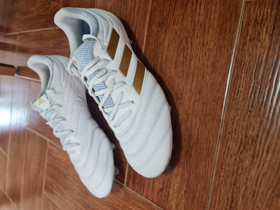 Adidas Copa 19.3 White Gold, Women's Fashion, Footwear, Sneakers on  Carousell