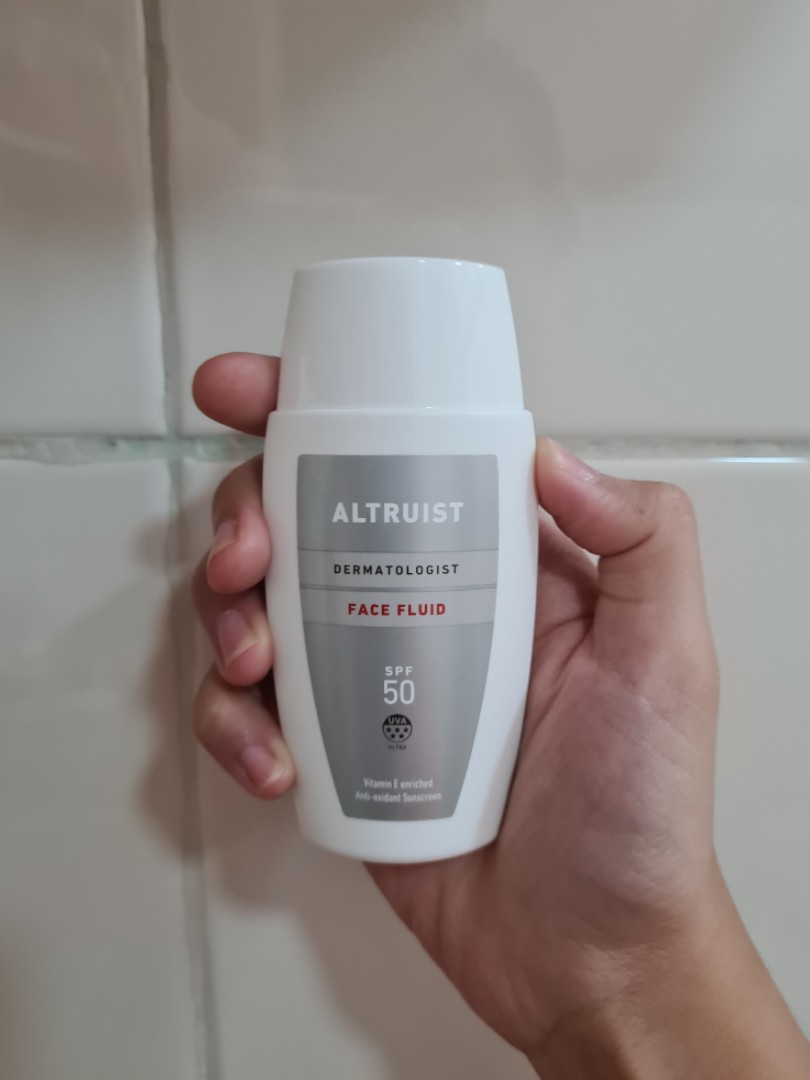 altruist dermatologist sunscreen face fluid