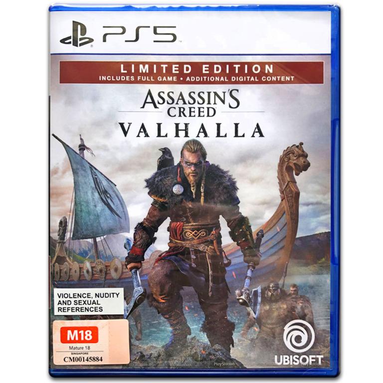 Assassin S Creed Valhalla Limited Edition Ps5 R3 Video Gaming Video Games Playstation On Carousell