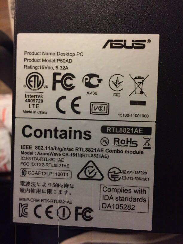 Asus Desktop Pc P50AD, Computers & Tech, Desktops on Carousell