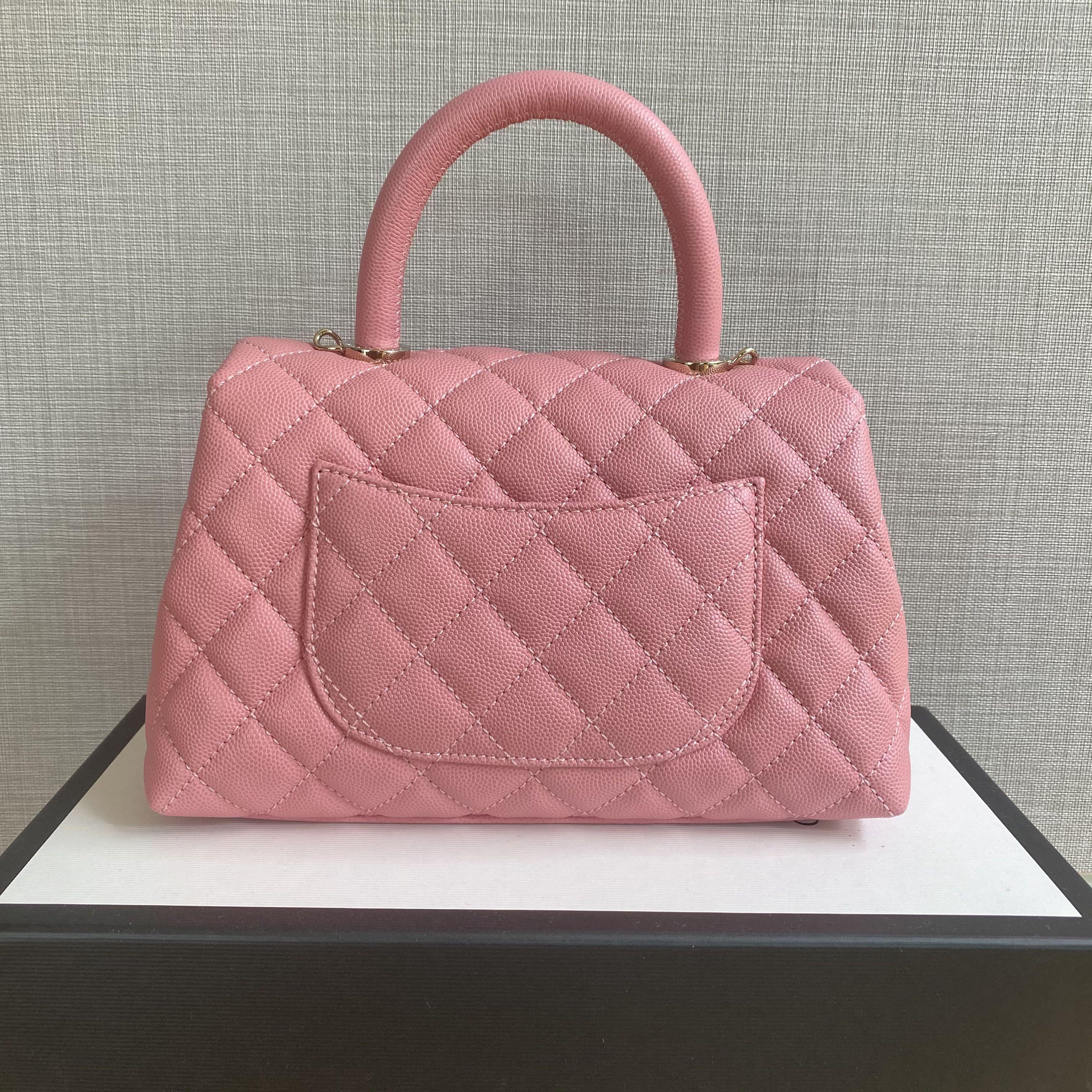 BNIB 20A Chanel Coco handle mini in Sakura pink (24cm), Luxury