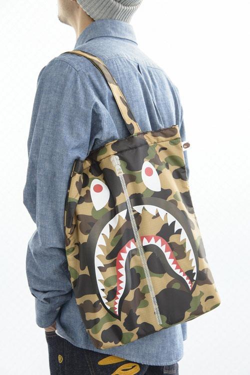 Bnip E Mook Japanese Magazine Nylon Camo Bape By A Bathing Ape Tote Bag Men S Fashion Bags Wallets Sling Bags On Carousell