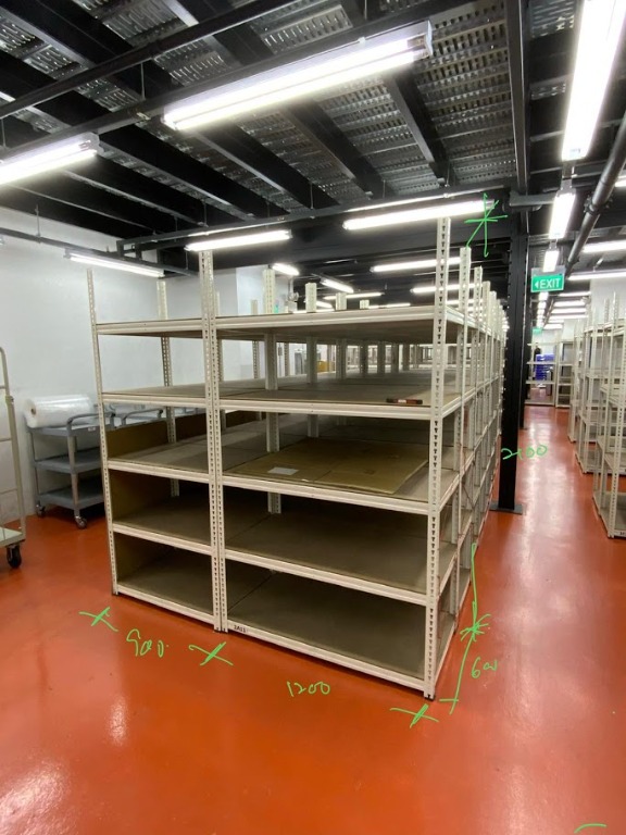 used Boltless Shelving, Everything Else on Carousell