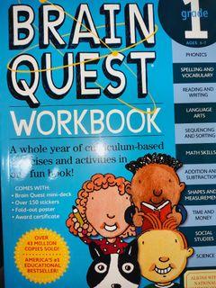 Brain Quest workbook GRADE 1 brand new - no reward stickers