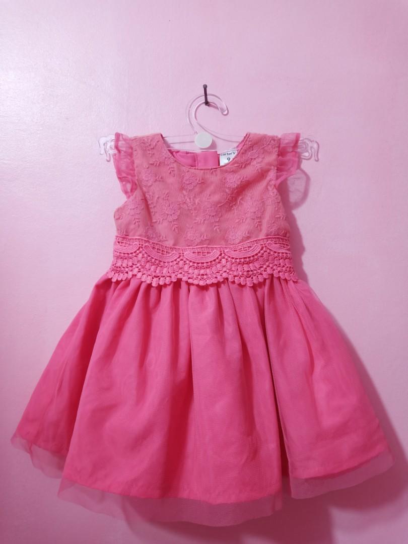Carters pink dress top