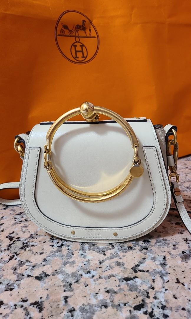Chloe Off White Small Nile Bracelet Bag Carousell