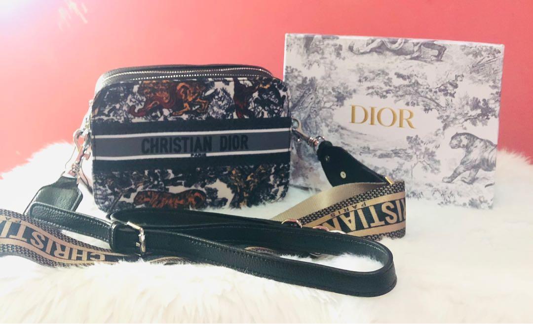 christian dior camera strap