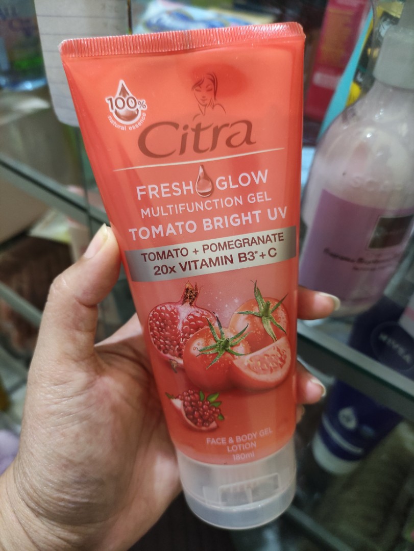 Citra Multifunction Gel Tomato Bright Uv 180Ml Hydrating Gel, Gel